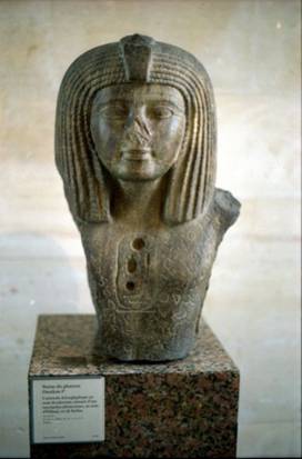 Osorkon I, 2nd ruler of the 22nd Dynasty, reigned ca. 922-887 B.C.E.,  Musee du Louvre, Paris,  AO 9502